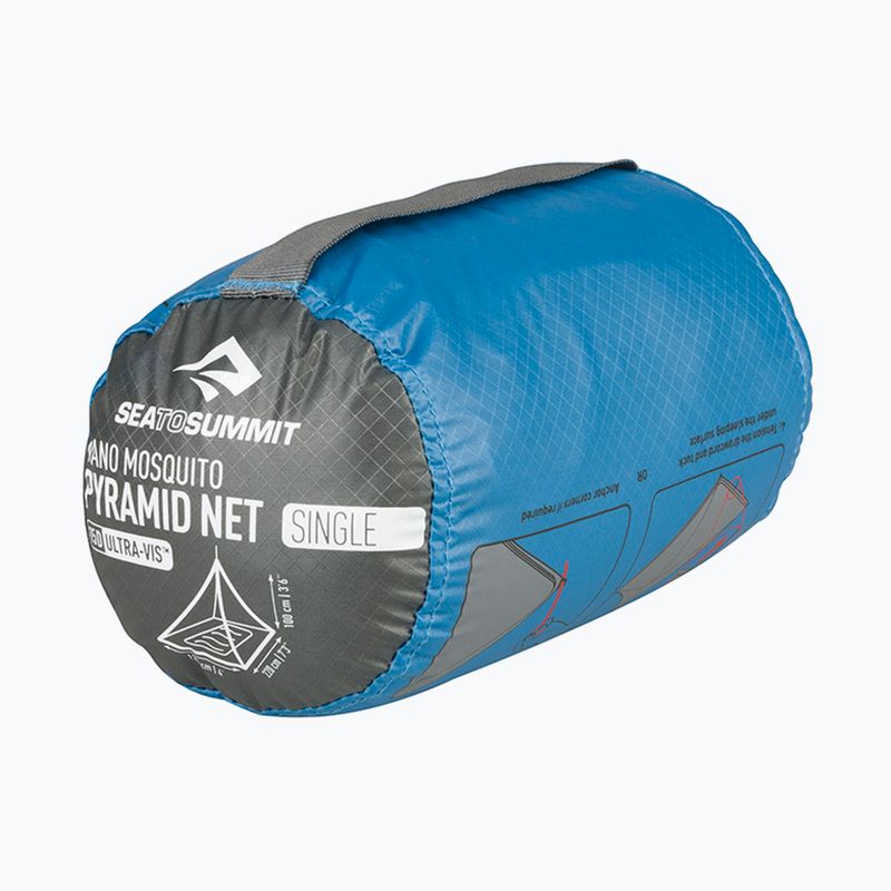 Tinklelis nuo uodų Sea To Summit Nano MosquiTo Pyramid Net Single grey 7