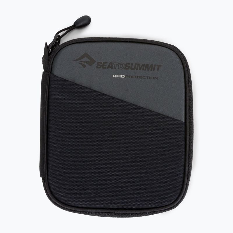 Sea to Summit kelioninė piniginė su RFID apsauga pilkai juoda ATLTWRFIDSBK 2