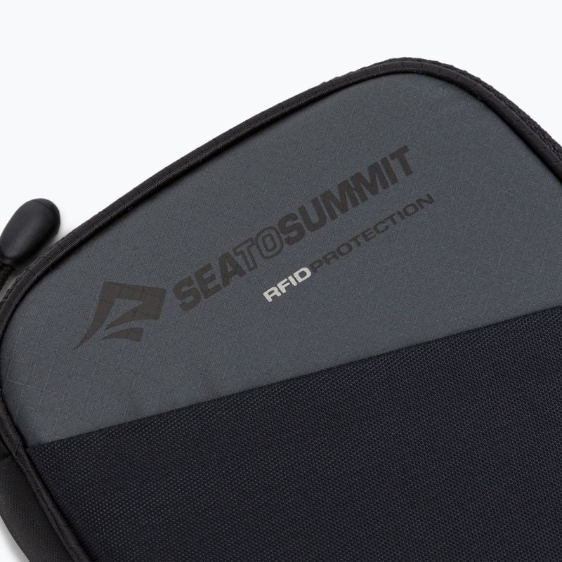 Sea to Summit kelioninė piniginė su RFID apsauga pilkai juoda ATLTWRFIDSBK 4