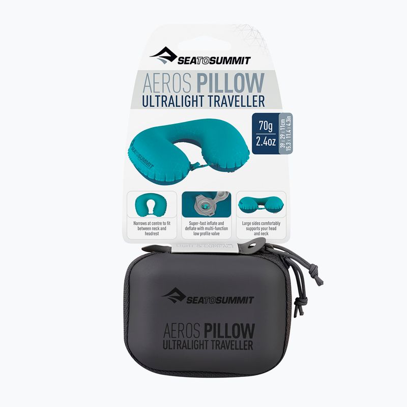 Turistinė pagalvė Sea to Summit Aeros Ultralight Traveller grey 6