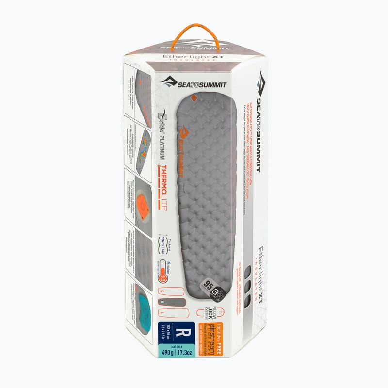 Sea to Summit Ether Light XT Insulated Mat Regular grey AMELXTINS_R pripučiamas kilimėlis 6