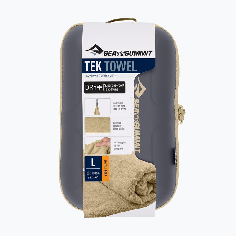 Greitai džiūstantis rankšluostis Sea to Summit Tek Towel L desert 3