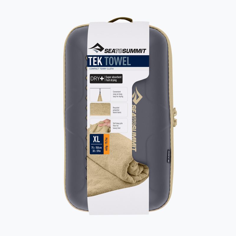 Greitai džiūstantis rankšluostis Sea to Summit Tek Towel XL desert 3