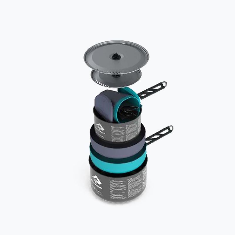 Sea to Summit Alpha Cookset 2.1 kelioninių puodų rinkinys AKI5004-03122103 12