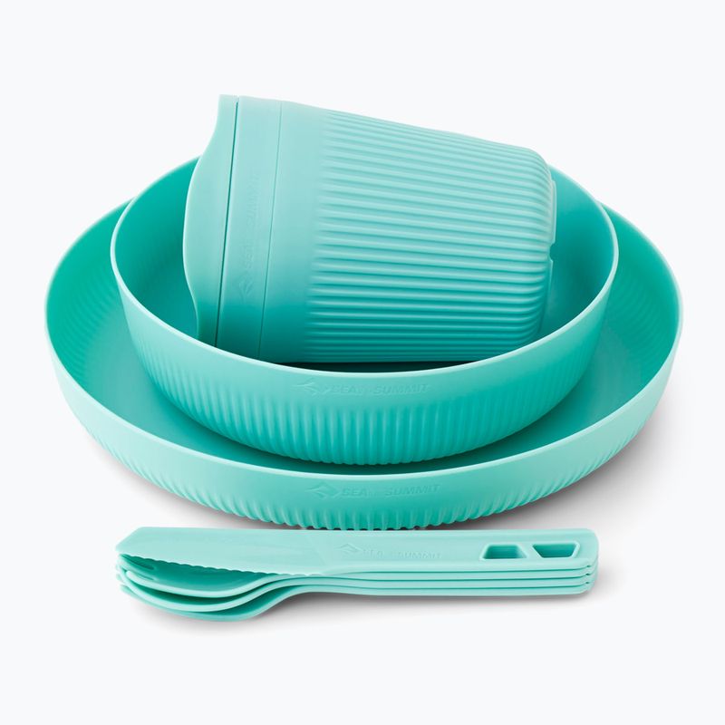 Turistinių indų rinkinys Sea to Summit Passage Dinnerware blue