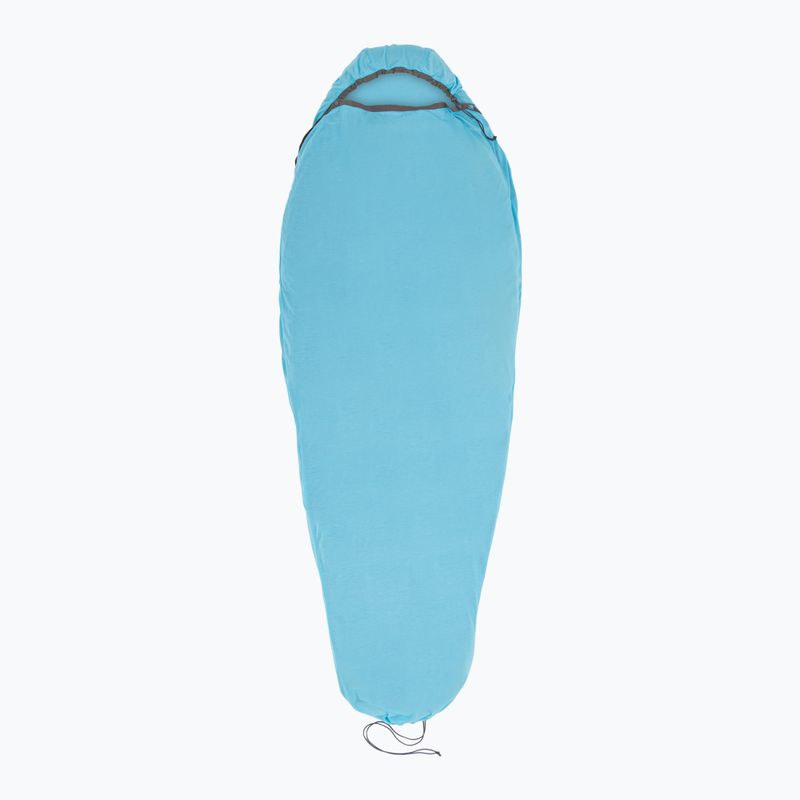 Miegmaišio pamušalas Sea to Summit Breeze Sleeping Bag Liner Mummy compact blue atoll/beluga 2