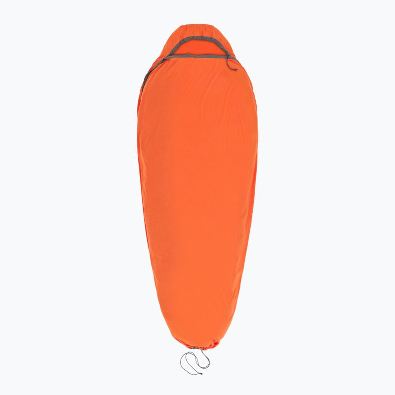 Miegmaišio pamušalas Sea to Summit Reactor Extreme Sleeping Bag Liner Mummy CT spicy orange/beluga 2