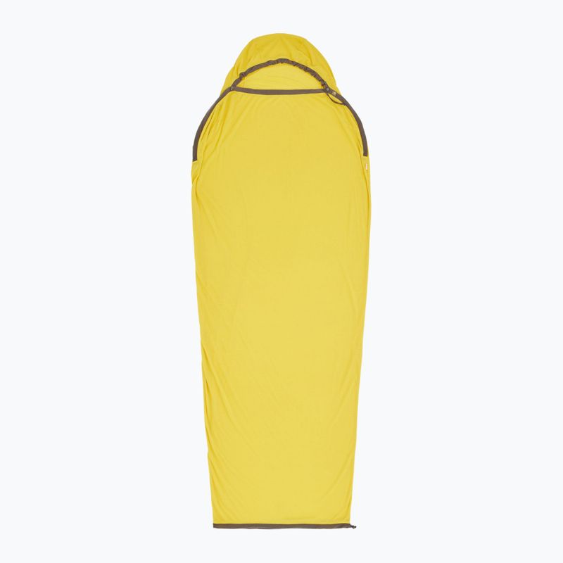 Miegmaišio pamušalas Sea to Summit Reactor Sleeping Bag Liner Mummy compact yellow