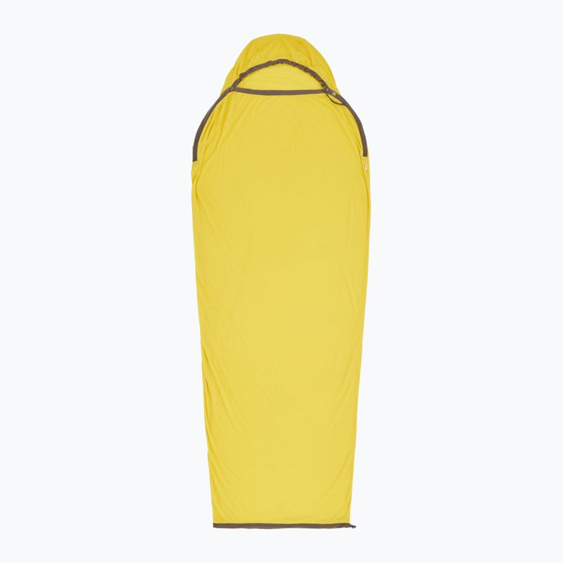 Miegmaišio pamušalas Sea to Summit Reactor Sleeping Bag Liner Mummy standard yellow