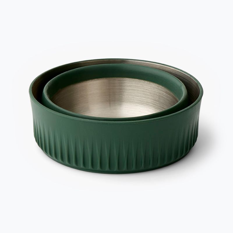 Sea To Summit Detour nerūdijančio plieno sulankstomas 475 ml kelioninis puodelis su lauro vainiku 2