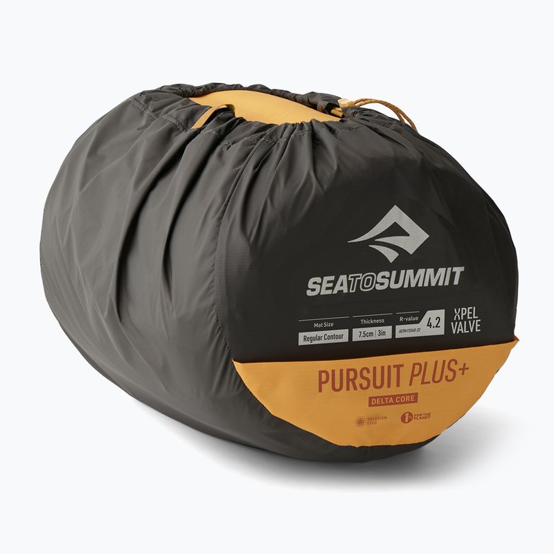Savaime prisipučiantis kilimėlis Sea To Summit Pursuit Plus SI Regular yellow 7