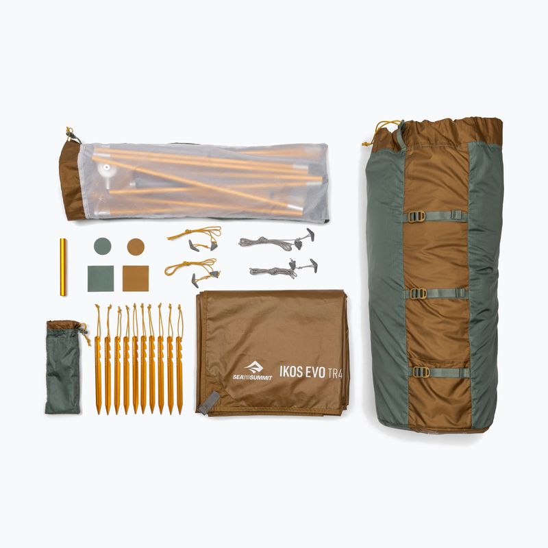Stovyklavimo palapinė 4-asmenų Sea to Summit Ikos Evo Tent 4 laurel wreath 12