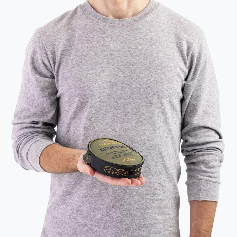 Turistinė kriauklė Sea to Summit Kitchen Sink 20 l burnt olive 5