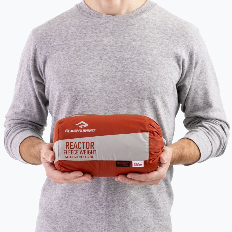 Įdėklas į miegmaišį Sea To Summit ReacTor Fleeceweight picante 5