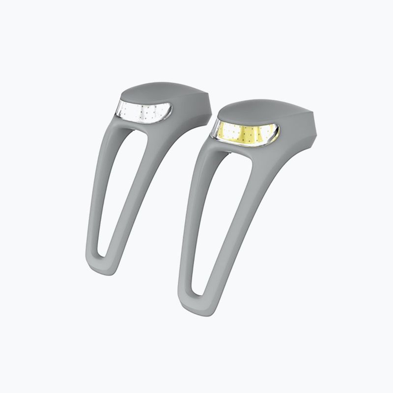 Knog Frog V3 Twinpack pilkos spalvos dviračių žibintų rinkinys 13137