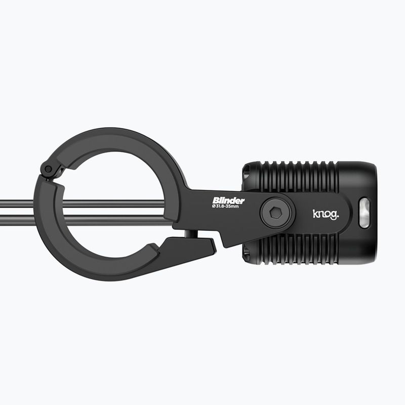 Priekinis dviračio žibintas Knog Blinder X 1800 + baterija 10000mAh juodas 3