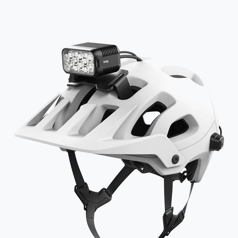 Priekinis dviračio žibintas Knog Blinder X 1800 + baterija 10000mAh juodas 8