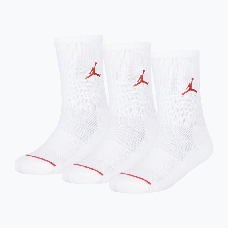 Vaikiškos kojinės Air Jordan Jumpman Crew 3 pairs white