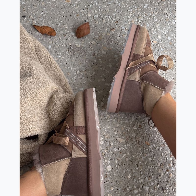 Moteriški sniego batai EMU Australia Blurred Micro Patchwork mushroom 10