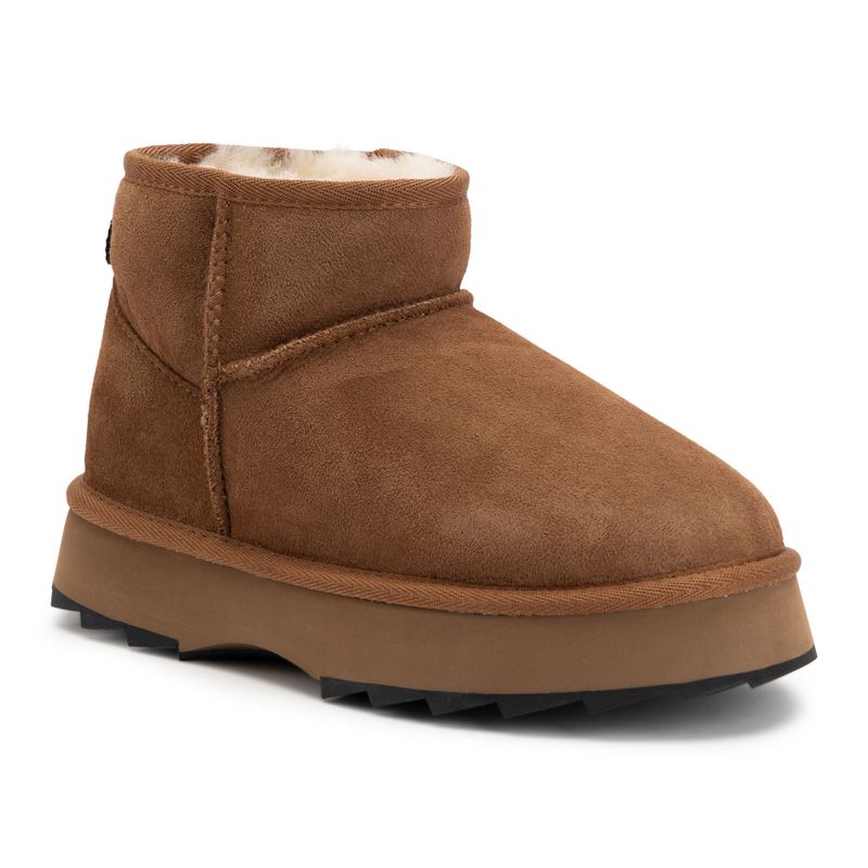 Moteriški sniego batai EMU Australia Sharky Micro Flatform chestnut/black 8