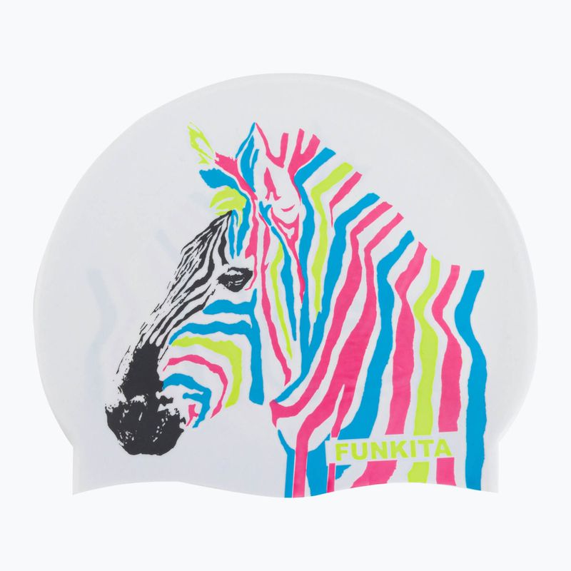 Funkita Silikoninė plaukimo kepurė balta FS990088500