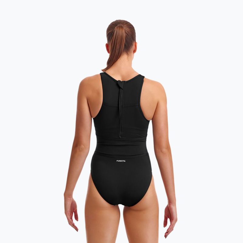 Funkita Hi Flyer One Piece Moterų maudymosi kostiumėlis Black FKS003L00038 6