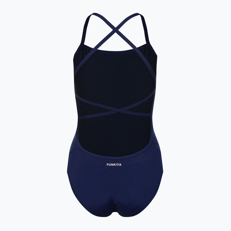 Funkita Moteriškas maudymosi kostiumėlis su dirželiais Mėlynas FS38L0259408 7
