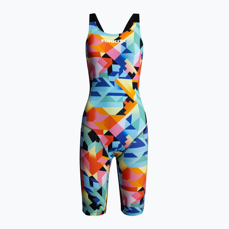 Moteriškas triatlono maudymosi kostiumėlis Funkita Apex Blast Free Nugaros spalva burst FSP519L0220