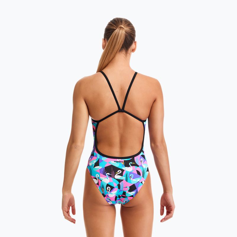 Funkita Eco Vieno dirželio vaikiškas maudymosi kostiumėlis mėlynas FKS030G7133008 6
