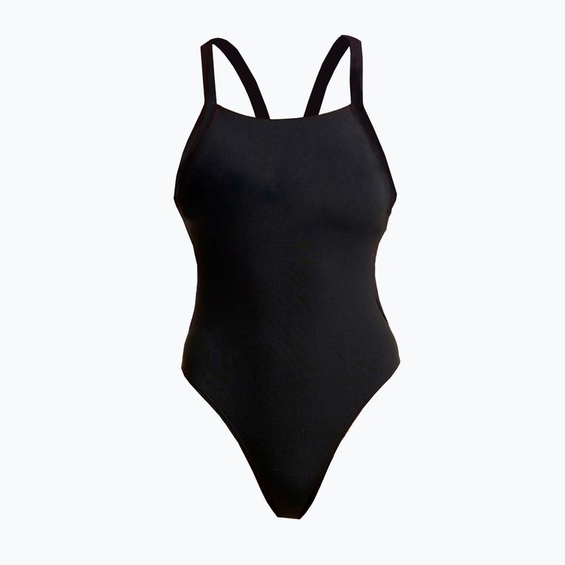 Funkita Brace Free One Piece Moterų maudymosi kostiumėlis Still Black