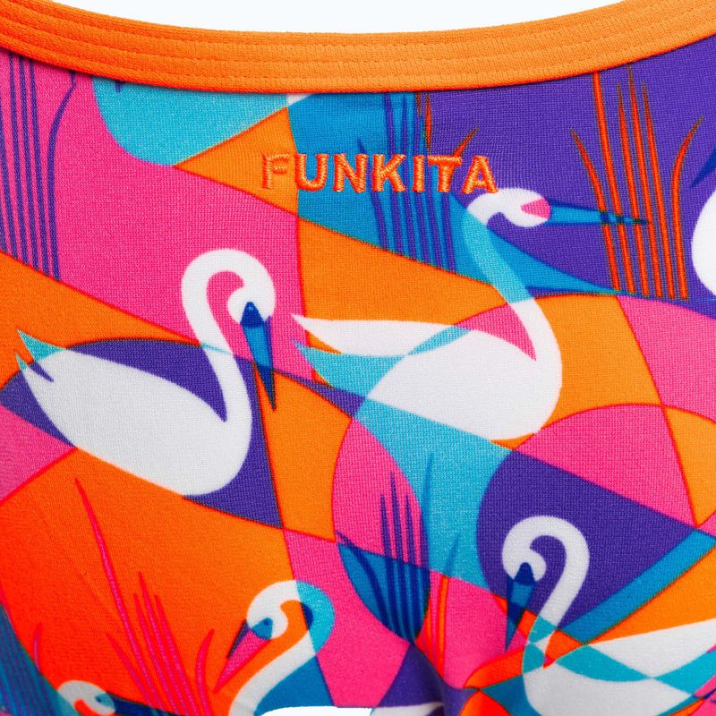 Funkita Eco Vieno dirželio vaikiškas maudymosi kostiumėlis geltonai rožinės spalvos FKS030G7132608 3