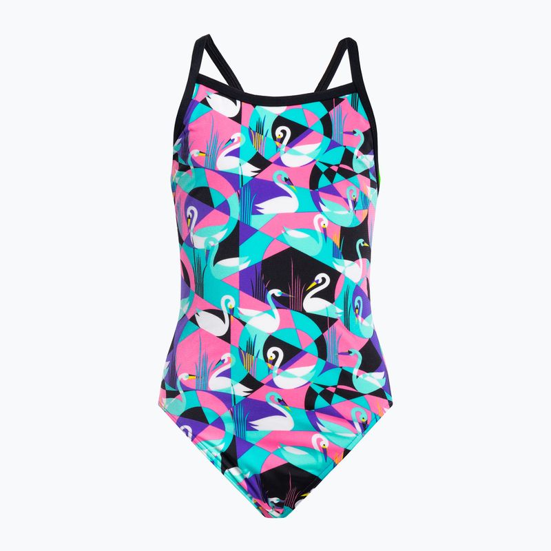 Funkita Eco Vieno dirželio vaikiškas maudymosi kostiumėlis mėlynas FKS030G7133008