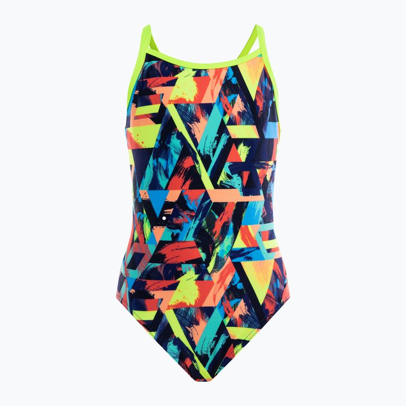 Vaikiškas vientisas maudymosi kostiumėlis Funkita Diamond back blocked bars FS11G7130908