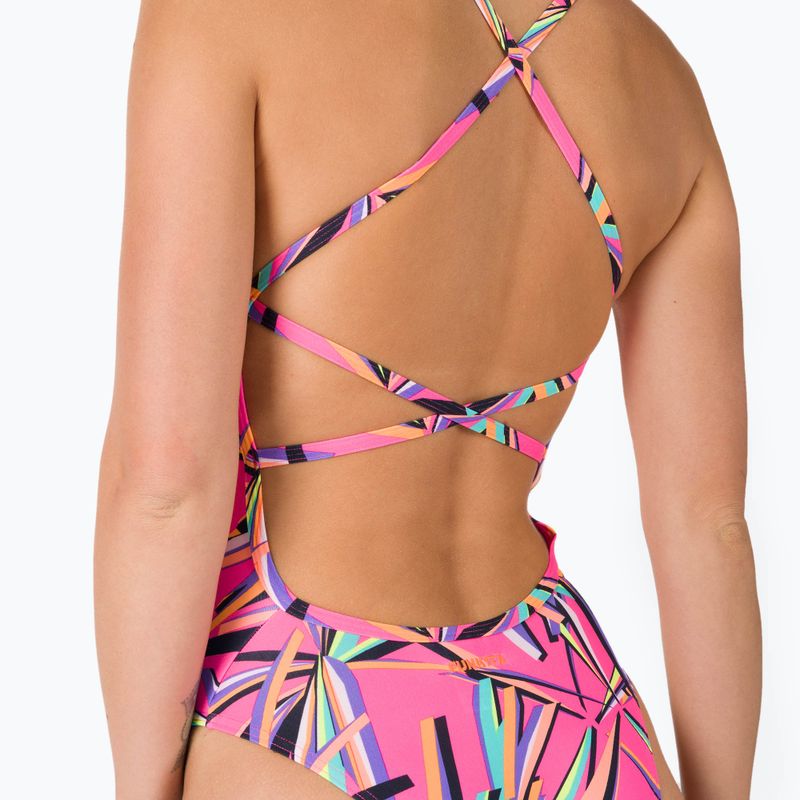 Funkita moteriškas vientisas maudymosi kostiumėlis Strapped In One Piece pink FS38L7138808 7