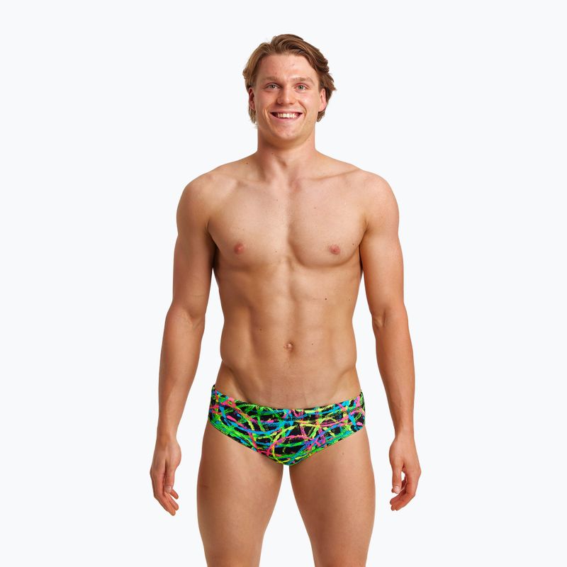 Vyriškos kelnaitės Funky Trunks Classic Trunks spalvotos maudymosi kelnaitės FT35M71393 4