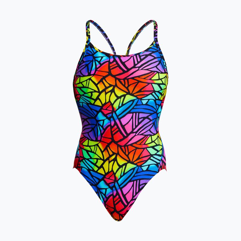 Moteriškas vientisas maudymosi kostiumėlis Funkita Diamond back cabbage patch FS11L7139408 4