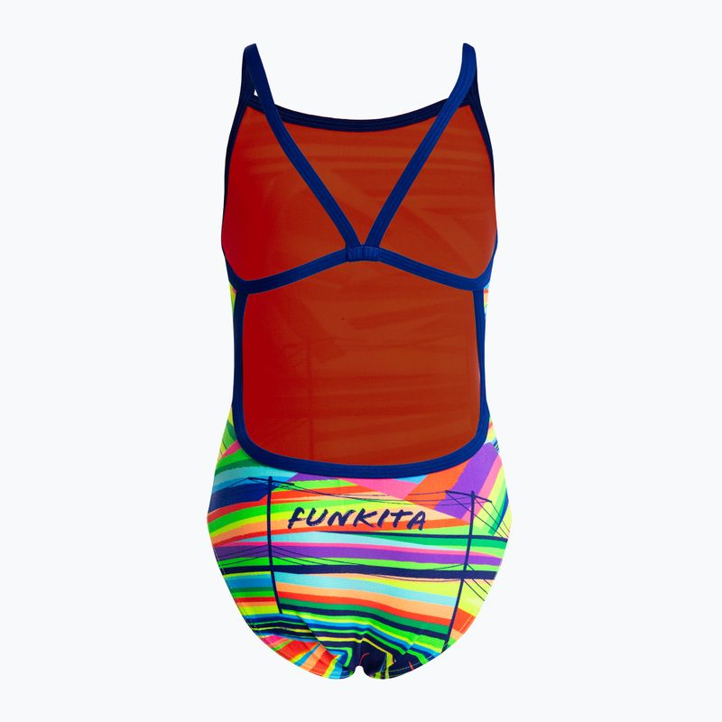 Funkita vaikiškas vientisas maudymosi kostiumėlis su vienu dirželiu One Piece spalva FS16G7141008 2