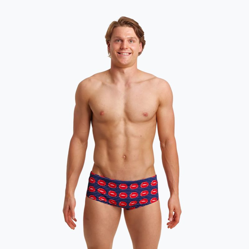 Vyriški maudymosi boksai Funky Trunks Sidewinder tamsiai mėlynos ir raudonos spalvos FTS010M71411 5
