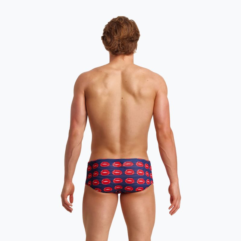 Vyriški maudymosi boksai Funky Trunks Sidewinder tamsiai mėlynos ir raudonos spalvos FTS010M71411 6