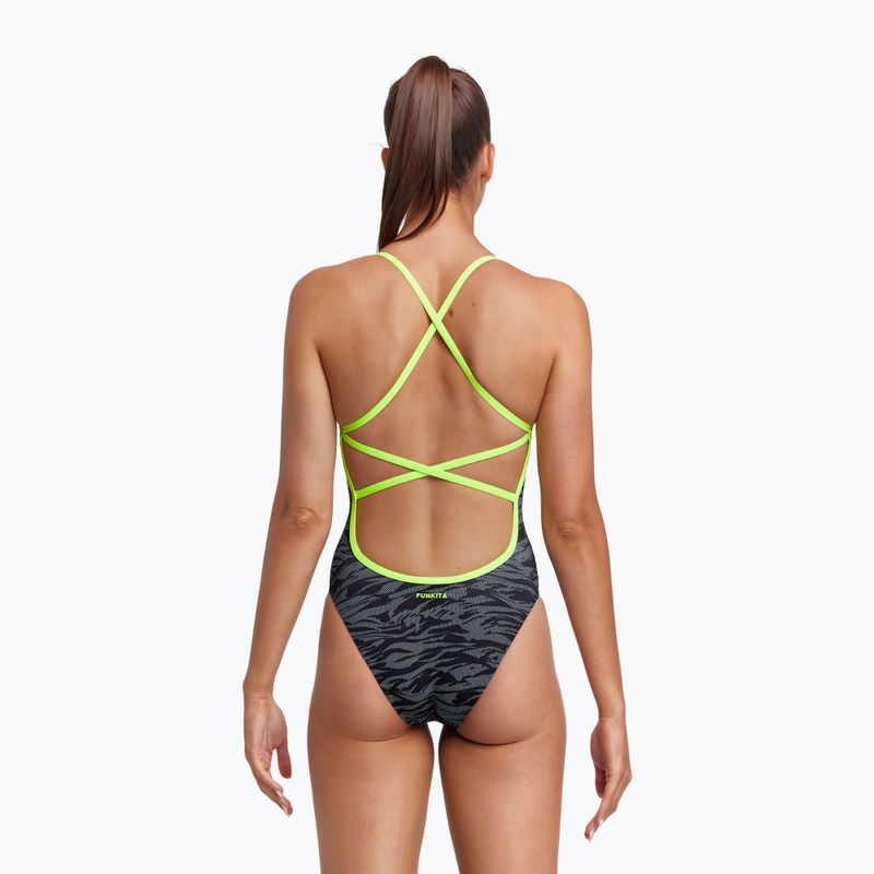 Funkita Moteriškas maudymosi kostiumėlis su dirželiais Grey FS38L7141608 6