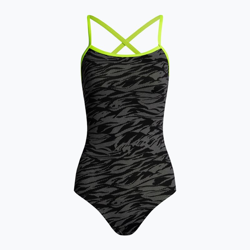 Funkita Moteriškas maudymosi kostiumėlis su dirželiais Grey FS38L7141608