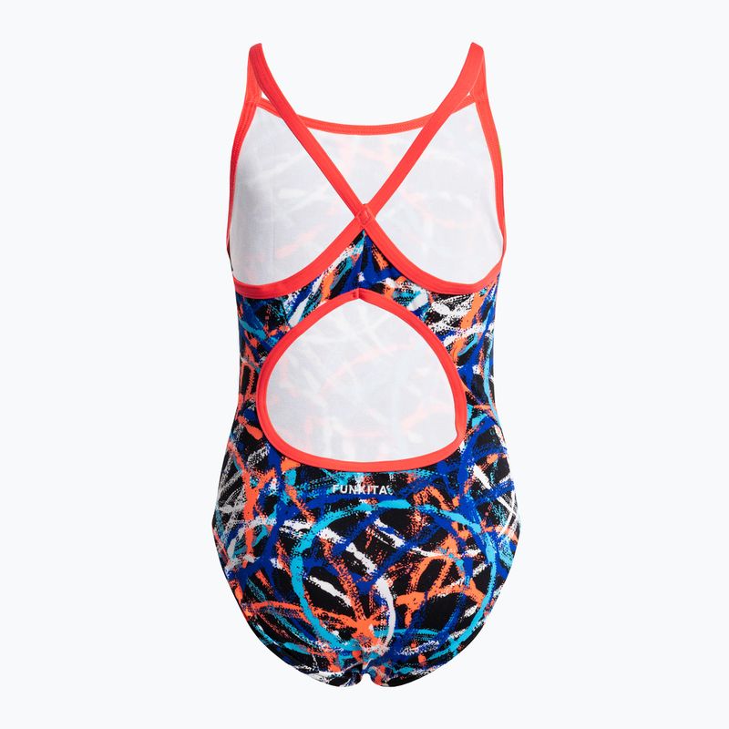 Funkita Diamond Back One Piece Spin Doctor Vaikų maudymosi kostiumėlis FS11G71432 2