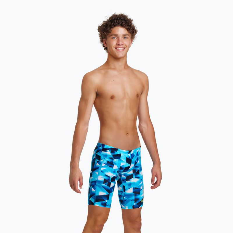 Vaikiškos Funky Trunks treniruočių kelnės Training Jammers tamsiai mėlyna FT37B7143922 8