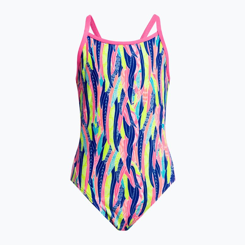 Funkita Diamond Back One Piece Wing Tips Vaikų maudymosi kostiumėlis FKS033G71444