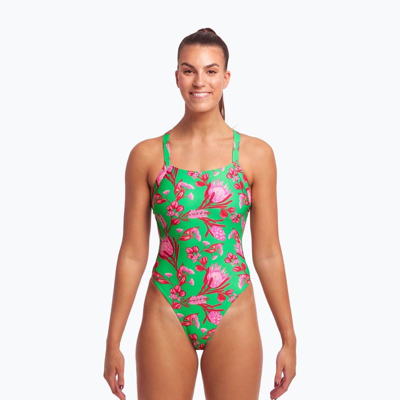 Funkita Brace Free One Piece Moterų maudymosi kostiumėlis Žalias FKS020L7154912 2