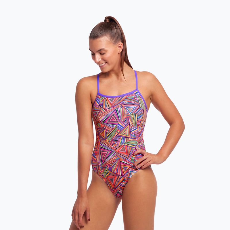 Moterų Funkita Vienos juostelės vienspalvis maudymosi kostiumėlis Spalva FS15L7154316 3