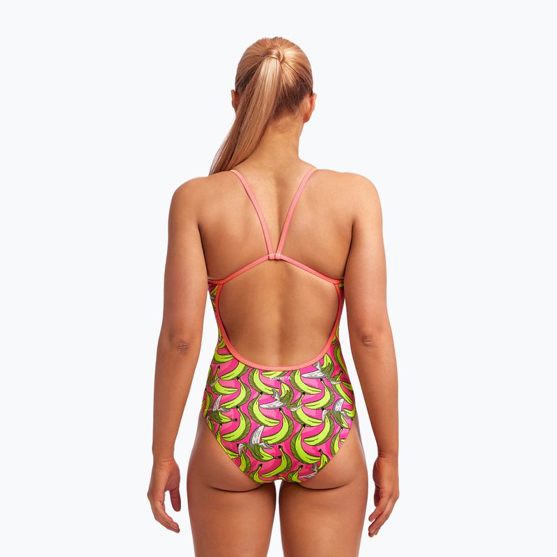 Moterų Funkita Vieno petnešėlės vieno gabalo maudymosi kostiumėlis Pink FS15L7154216 4