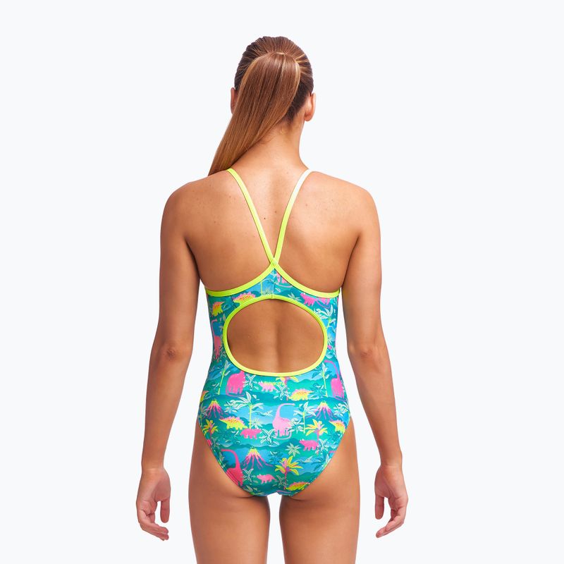 Funkita Vienetinis vaikiškas maudymosi kostiumėlis su deimantine nugara žalias FS11G7153414 4