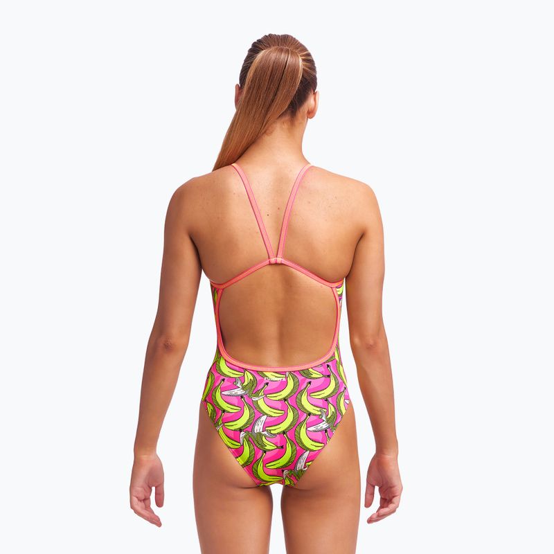 Funkita Vieno dirželio vienkartinis vaikiškas maudymosi kostiumėlis Pink FS16G7154214 4