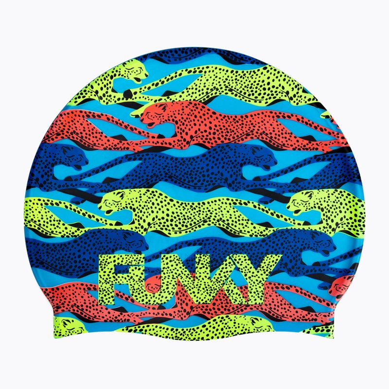 Funky Silikoninė plaukimo kepurė mėlyna FYG017N7153200